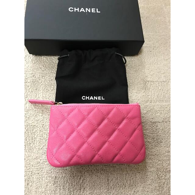 あすつく】 - CHANEL シャネル 可愛いピンクポーチ コインケース