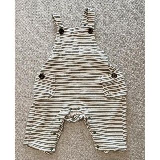 プチバトー(PETIT BATEAU)のLa stella☆サロペットロンパース★80cm(ロンパース)