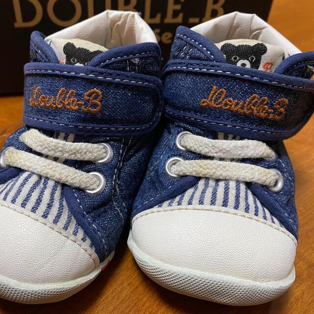 DOUBLE.B - 【美品】ダブルビー 靴 ファーストシューズ 11.5センチの