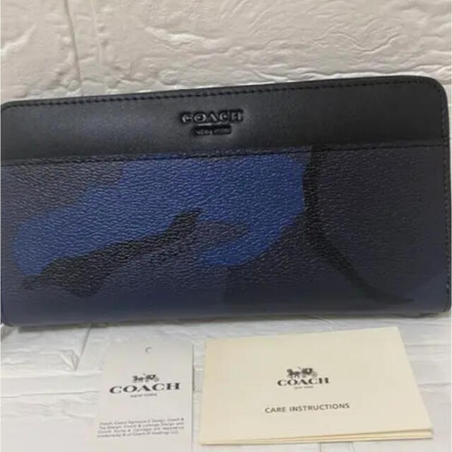 COACH(コーチ)のコーチ　men's 長財布　迷彩柄　正規品 メンズのファッション小物(長財布)の商品写真