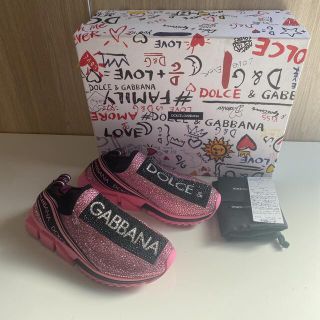 ドルチェ&ガッバーナ(DOLCE&GABBANA) スニーカー（ピンク/桃色系）の