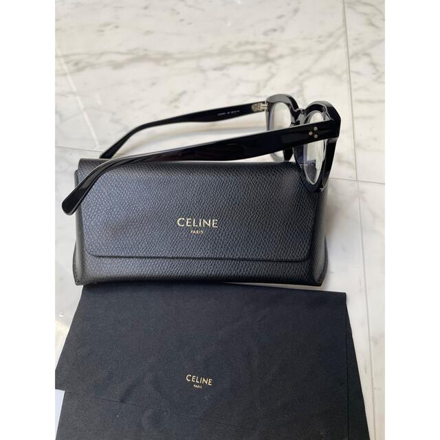 celine(セリーヌ)のCELINE セリーヌ　黒縁メガネ　サングラス レディースのファッション小物(サングラス/メガネ)の商品写真