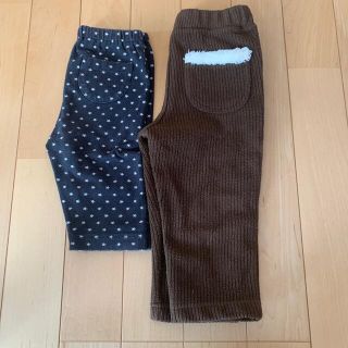 ユニクロ(UNIQLO)の値下げ！UNIQLO▪️コーデュロイパンツ▪️ハーフパンツ▪️2枚セット▪️80(パンツ)