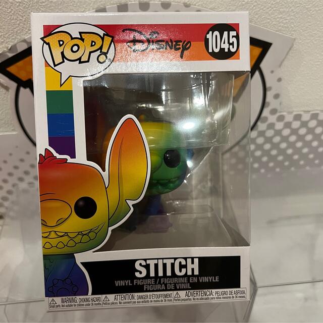 STITCH(スティッチ)のFUNKO POP! リロアンドスティッチ　スティッチ　レインボー版 エンタメ/ホビーのフィギュア(アニメ/ゲーム)の商品写真