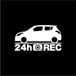 スズキ(スズキ)の【ドラレコ】スズキ スイフトスポーツ【ZC32S系】24時間 録画中 ステッカー(セキュリティ)