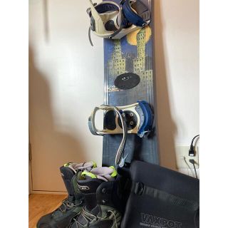 ケーツー(K2)のk2 スノーボードセット　SALOMONブーツビンディング　Burtonケース(ボード)