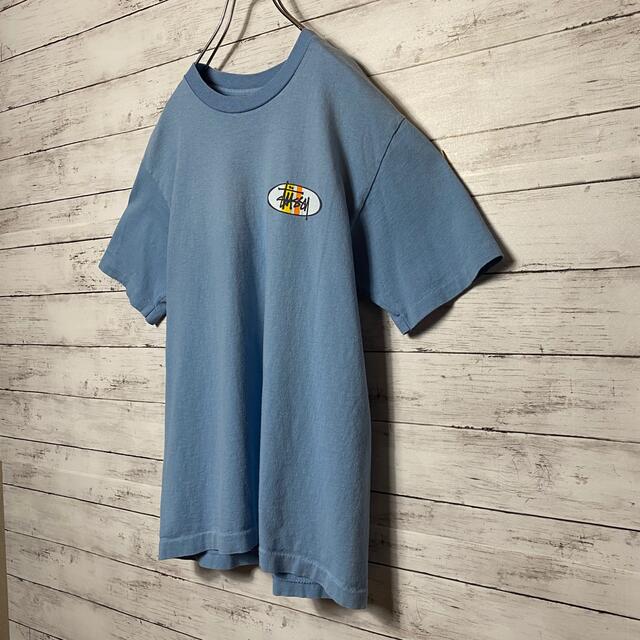 STUSSY(ステューシー)の【USA製】90sオールドステューシー　バックプリント　サーフロゴ　Tシャツ メンズのトップス(Tシャツ/カットソー(半袖/袖なし))の商品写真