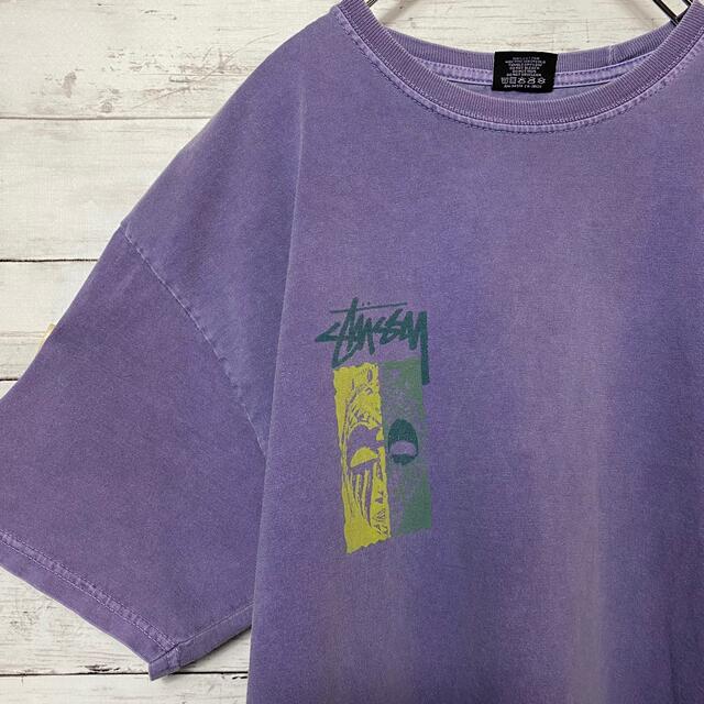 STUSSY(ステューシー)の【メキシコ製】ステューシー　バックプリント　ビックサイズ　Tシャツ　入手困難 メンズのトップス(Tシャツ/カットソー(半袖/袖なし))の商品写真