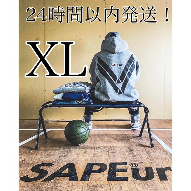 美品 sapeur USAPE パーカー ブラックリフレクター 注目の福袋！ 8280