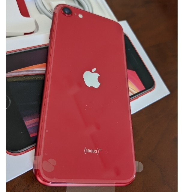 ネットワーク制限無しIMEIiPhoneSE2 (第2世代) （PRODUCT）RED 64GB au