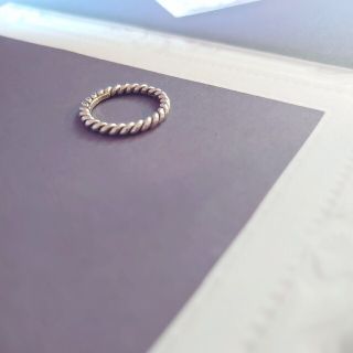 ティファニー(Tiffany & Co.)の希少　TIFFANY　ティファニー　ナロー ツイスト リング　指輪　6号(リング(指輪))