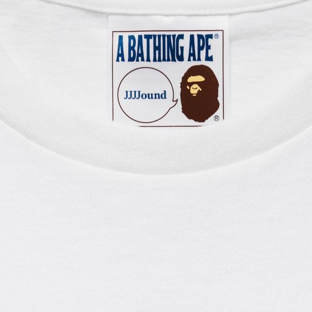 A BATHING APE × JJJJOUND COLLEGE TEE M