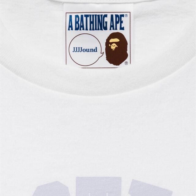 A BATHING APE × JJJJOUND COLLEGE TEE L