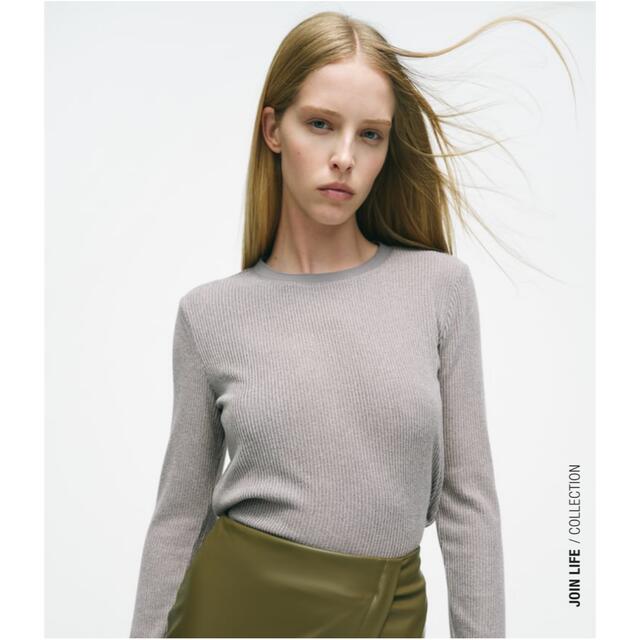ZARA - ZARA ロングスリーブソフトTシャツの通販 by lm's shop ZARA - ZARA ロングスリーブソフトTシャツの通販 by lm's shop