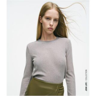 ザラ(ZARA)のZARA ロングスリーブソフトTシャツ(Tシャツ/カットソー(七分/長袖))