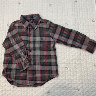 ベビーギャップ(babyGAP)のベビーギャップ　 チェックシャツ　100cm(ブラウス)