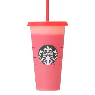 スターバックスコーヒー(Starbucks Coffee)の限定  スターバックス カラーチェンジングリユーザブルコールドカップ(タンブラー)