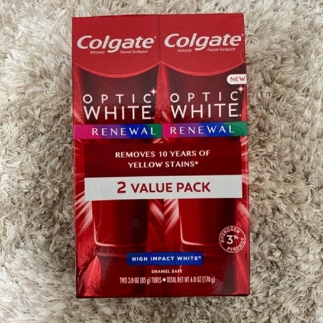 Colgate歯磨き粉 コルゲート オプティックホワイト ハイインパクト 2本