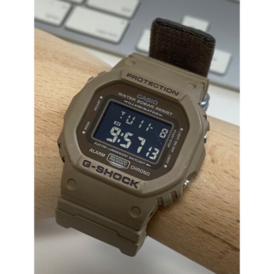 コラボ/G-SHOCK/限定/DW-5600/AKM/ミリタリー/迷彩/反転液晶