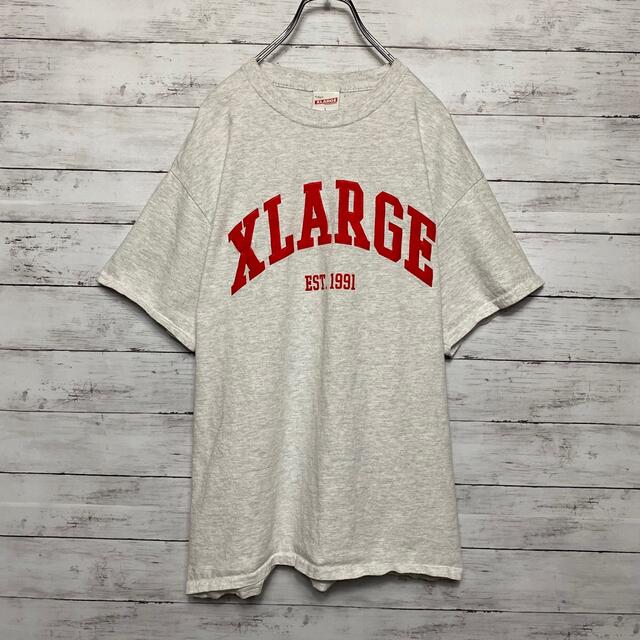 XLARGE(エクストララージ)の【希少デザイン】エクストララージ　フェルトアーチロゴ　ビックサイズ　Tシャツ メンズのトップス(Tシャツ/カットソー(半袖/袖なし))の商品写真