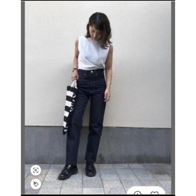 moussy(マウジー)のMOUSSY JW OW Tapered テーパードワンウォッシュ　25インチ レディースのパンツ(デニム/ジーンズ)の商品写真