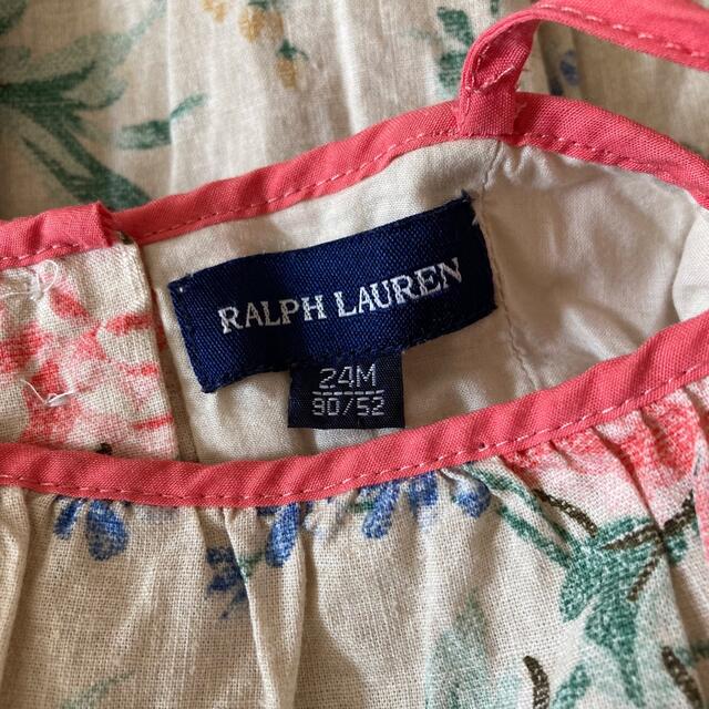 Ralph Lauren(ラルフローレン)のRalph Laurenラルフ ローレン｜アンティークフラワー柄✾ワンピース キッズ/ベビー/マタニティのキッズ服女の子用(90cm~)(ワンピース)の商品写真