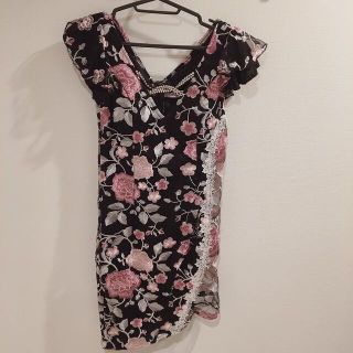 ローブ(ROBE)の激安！美品！キャバドレス♡花柄(ナイトドレス)