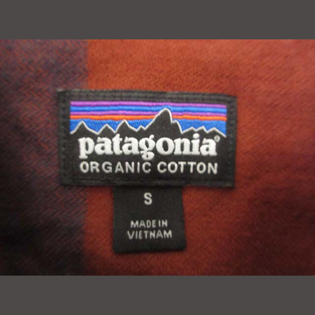 patagonia(パタゴニア)のパタゴニア 21FA チェックシャツ フランネルシャツ ブラウン ネイビー S メンズのトップス(シャツ)の商品写真