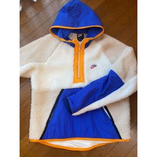 NIKE - NIKE ナイキ ハーフジップ プルオーバー ボアフリース パーカー