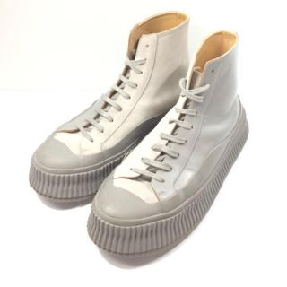 ジルサンダー(Jil Sander)のJIL SANDER プラットフォーム スニーカー 43 27.5 グレー(スニーカー)