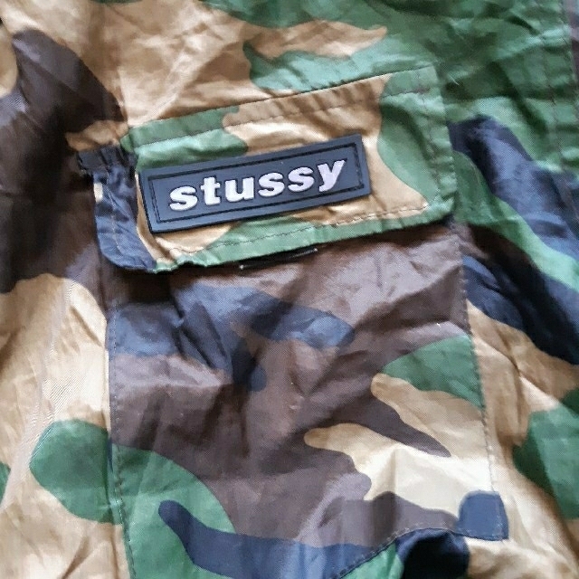 stussy ステューシー　迷彩　ジップパーカー　サイズＬ　ストリート　スケボー