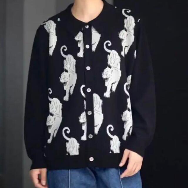 TTT_MSW 21aw panther knit cardigan