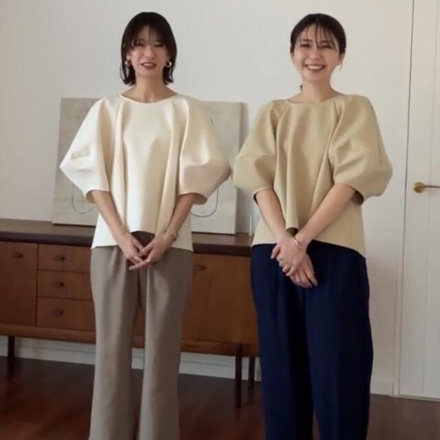 トップス CLANE - clane stripe quilt puff tops ブラック1 新品未使用