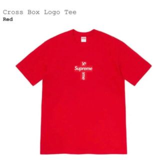 シュプリーム(Supreme)のSupreme Cross Box Logo Tee ボックスロゴ シュプリーム(Tシャツ/カットソー(半袖/袖なし))