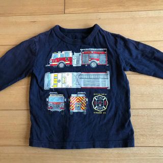 ギャップ(GAP)のGAP 80センチ　ロンTシャツ　消防車(Ｔシャツ)