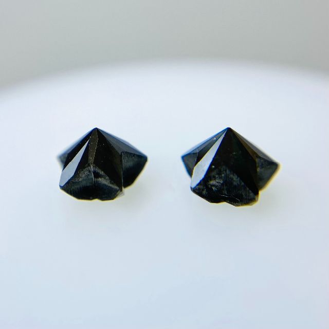 STARセット石！ブラックダイヤモンド 0.461ct/0.451ct レディースのアクセサリー(その他)の商品写真