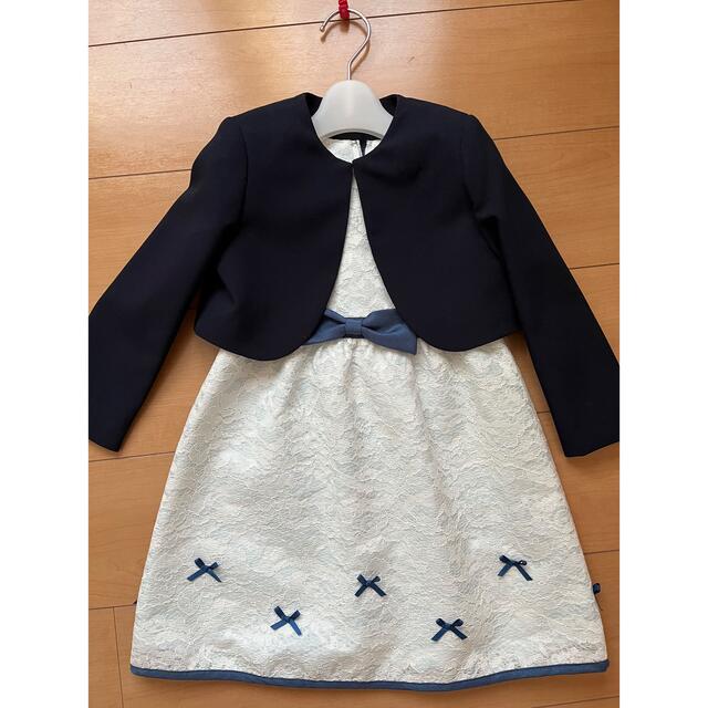 petit main(プティマイン)のみるく様専用♡petit mine セレモニー　ワンピース キッズ/ベビー/マタニティのキッズ服女の子用(90cm~)(ドレス/フォーマル)の商品写真