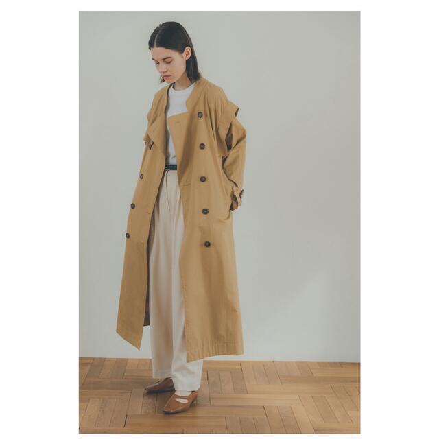 CLANEクラネ2WAY SQUARE SLEEVE TRENCH COAT 1