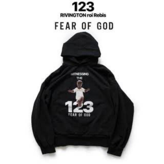 FEAR OF GOD RRR123コラボパーカー　ロゴ　限定