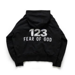 FEAR OF GOD RRR123コラボパーカー　ロゴ　限定