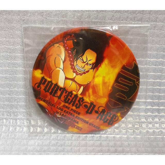ワンピース ラグナシア限定 エース 輩缶バッジ onepiece 麦わらストア