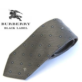 バーバリーブラックレーベル(BURBERRY BLACK LABEL)のバーバリーブラックレーベル 花柄 ネクタイ 高級ブランド  シルク 100%(ネクタイ)