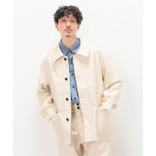 ETS.MATERIAUX マテリオ フレンチワーク カバーオール モールスキンの