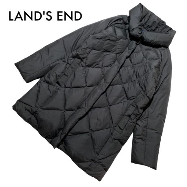 LAND'S END ランズエンド 黒 ダウン M  ダウン80 フェザー20