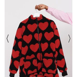 レイジーオーフ(LAZY OAF)の値下げ　lazy oaf 　big love heart fleece 　ハート(その他)