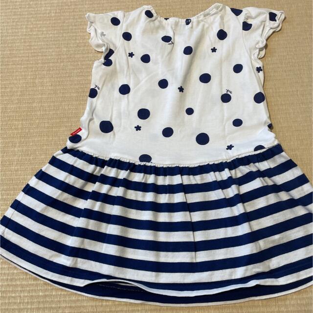 mikihouse(ミキハウス)の【交渉済】ミキハウス ワンピース90cm キッズ/ベビー/マタニティのキッズ服女の子用(90cm~)(ワンピース)の商品写真