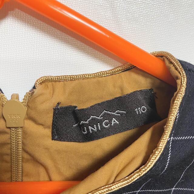 UNICA(ユニカ)の《ハマチ様専用》美品♡unica ユニカ 切り替え ギャザー ワンピース 110 キッズ/ベビー/マタニティのキッズ服女の子用(90cm~)(ワンピース)の商品写真