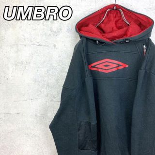 アンブロ(UMBRO)の希少 90s アンブロ パーカー ビッグシルエット プリントロゴ(パーカー)