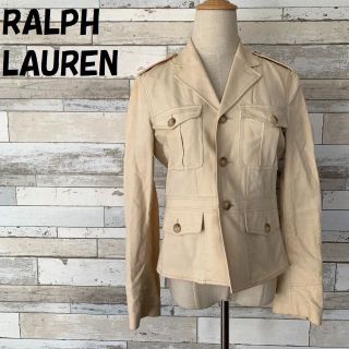 ラルフローレン(Ralph Lauren)の【人気】ラルフローレン 3ボタン ジャケット ベージュ サイズ11 レディース(テーラードジャケット)