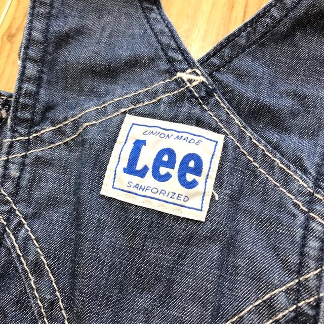 Lee(リー)のLee リー　デニム　ジャンパースカート　サロペット　120 キッズ/ベビー/マタニティのキッズ服女の子用(90cm~)(ワンピース)の商品写真